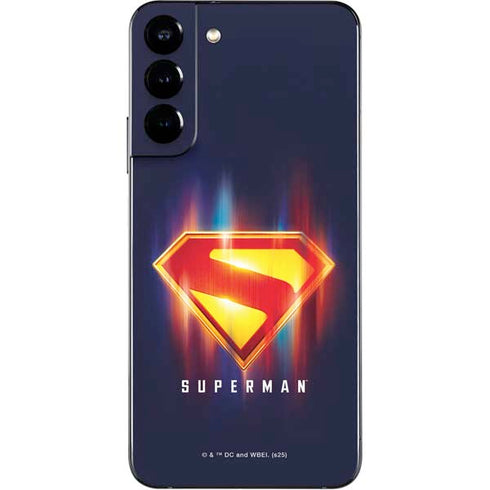 Superman 2025 Energy Shield Neon Emblem Galaxy S22 Plus Skin